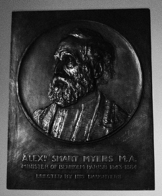 Memorial to Alexander Smart MYERS - Benholm Kirk