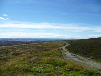 View south from Cairn O' Mount in the Mearns